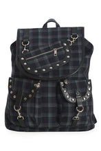 Laden Sie das Bild in den Galerie-Viewer, Mochila tartán estilo punk