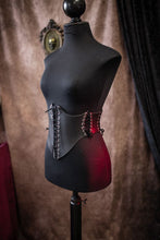 Cargar imagen en el visor de la galería, Corset de cuero vampirecore