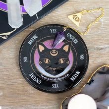 Cargar imagen en el visor de la galería, Set de péndulo gato negro