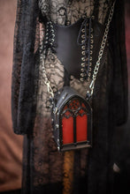 Cargar imagen en el visor de la galería, Corset de cuero vampirecore