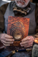 Load image into Gallery viewer, Libreta Steampunk con reloj