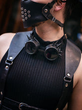Load image into Gallery viewer, Goggles negras con puas