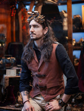 Cargar imagen en el visor de la galería, Goggles Steampunk con visera articulada