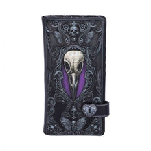 Cargar imagen en el visor de la galería, Cartera con calavera de cuervo