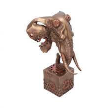 Cargar imagen en el visor de la galería, Busto de elefante steampunk