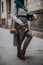 Load image into Gallery viewer, Steampunk leather barrel bag