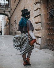 Load image into Gallery viewer, Steampunk leather barrel bag