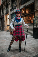 Load image into Gallery viewer, Steampunk leather barrel bag