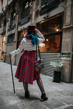Load image into Gallery viewer, Steampunk leather barrel bag