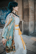 Cargar imagen en el visor de la galería, Chaqueta kimono mapamundi