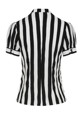 Load image into Gallery viewer, Blusa a rayas estilo Beetlejuice