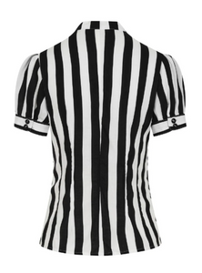 Blusa a rayas estilo Beetlejuice