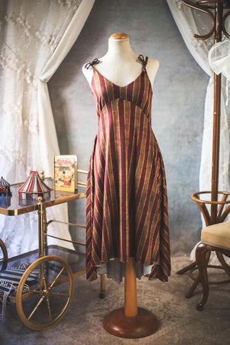 Vestido a rayas de circo