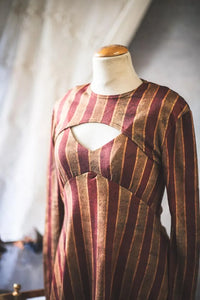 Vestido a rayas de circo