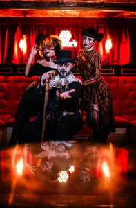 Vestido a rayas de circo