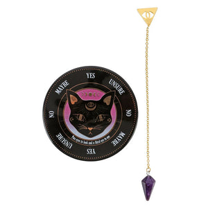 Set de péndulo gato negro