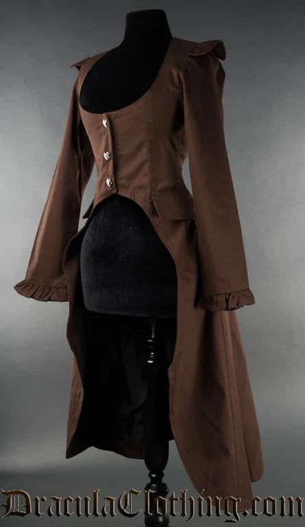 Chaqueta larga steampunk