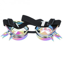 Load image into Gallery viewer, Cyberpunk dieselpunk steampunk goggles with diamond crystal