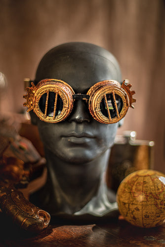 Goggles oxidadas con rejilla