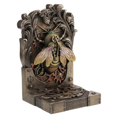 Sujeta libros abeja steampunk