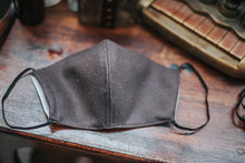 Load image into Gallery viewer, Steampunk Brown Reusable Non-woven Fabric Face Mask, Double Layer and Filter Pocket
