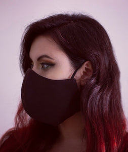 Steampunk Brown Reusable Non-woven Fabric Face Mask, Double Layer and Filter Pocket