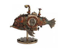 Cargar imagen en el visor de la galería, Figura submarino piraña steampunk