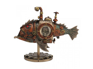 Figura submarino piraña steampunk