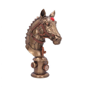 Figura caballo mecánico steampunk