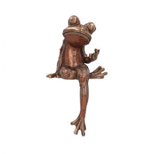 Cargar imagen en el visor de la galería, Figura rana sentada steampunk