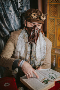 Steampunk Octopus Mask in Leather