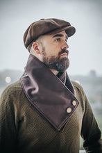 Load image into Gallery viewer, Vegan wool scarf with buttons vintage victorian steampunk style