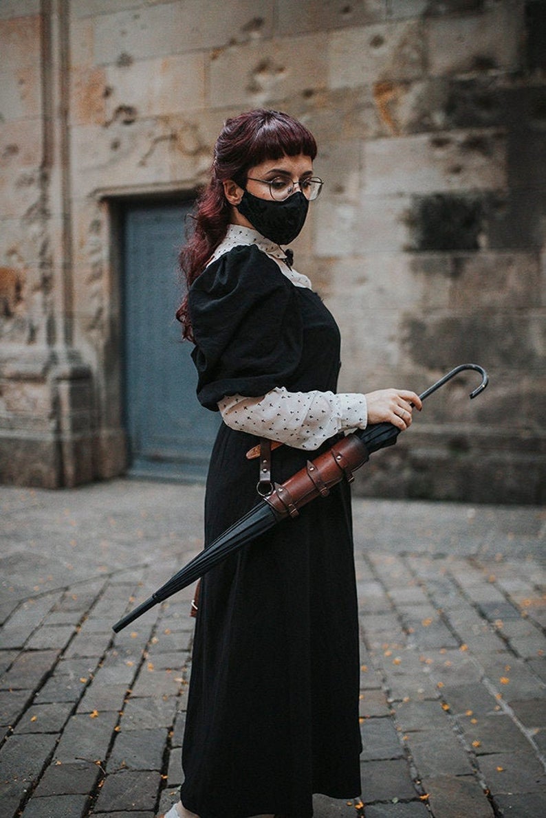 Victorian Gothic Steampunk Leder Regenschirmhalter für Zauberer und He – Uchronic Time