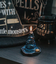 Load image into Gallery viewer, Candle in the shape of a witch hat for Halloween