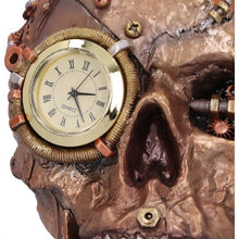 Load image into Gallery viewer, Calavera steampunk con ojo reloj