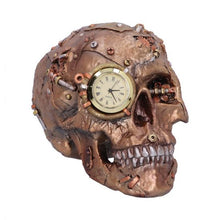Laden Sie das Bild in den Galerie-Viewer, Calavera steampunk con ojo reloj